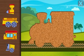 Screenshot 3: Trains Jigsaw Puzzles for Kids