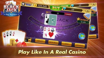 Screenshot 1: Blackjack 21 Free - Casino Black Jack Trainer Game