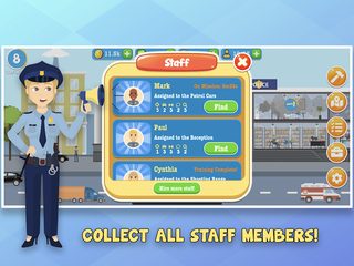 Screenshot 8: Police Inc: Tycoon police station builder cop game