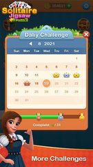 Screenshot 8: Solitaire Jigsaw Puzzle - Design My Art Gallery