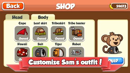 Screenshot 2: Survival Sam - Monkey Jump