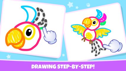 Screenshot 3: Pets Drawing for Kids and Toddlers games Preschool