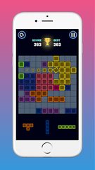 Screenshot 3: Tetra! Glow Block Puzzle
