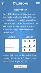 Screenshot 3: Calcudoku · Math Logic Puzzles