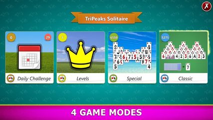 Screenshot 2: TriPeaks Solitaire Mobile