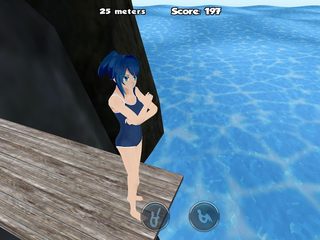 Screenshot 2: Cliff Diving 3D Free