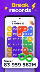 Screenshot 3: LAVA - Number Blocks 2048 Game