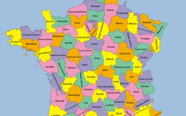 Screenshot 3: France Departments Map Puzzle