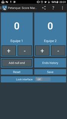 Screenshot 1: Petanque: Score Marker