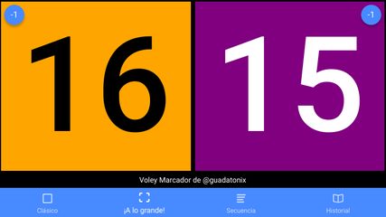 Screenshot 2: Voley Marcador
