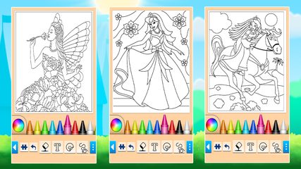 Screenshot 23: Princess Coloring Game