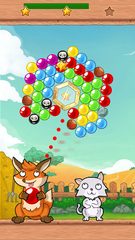 Screenshot 1: Little Fox: Bubble Spinner