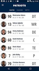 Screenshot 2: New England Patriots