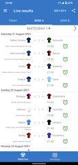 Screenshot 1: Live Scores for Serie A Italy 2021/2022
