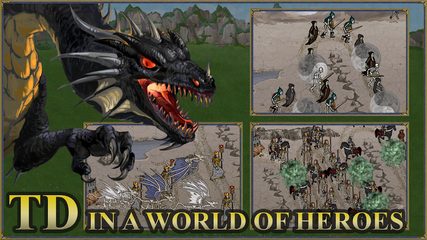 Screenshot 1: Heroes 3 and Mighty Magic:TD Fantasy Tower Defence