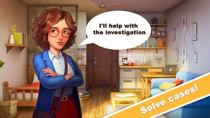 Screenshot 1: Jane's Detective Stories: Detective & Match 3 Game