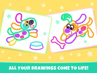 Screenshot 20: Pets Drawing for Kids and Toddlers games Preschool