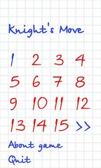 Screenshot 1: Knight's Move