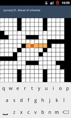 Screenshot 1: Shortyz Crosswords