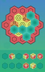 Screenshot 2: Aurora Hex - Pattern Puzzles