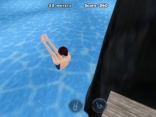 Screenshot 3: Cliff Diving 3D Free