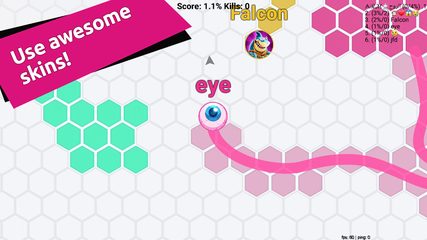 Screenshot 2: Hexa io Online Hexagon action