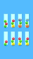 Screenshot 1: Ball Sort 2048 3D