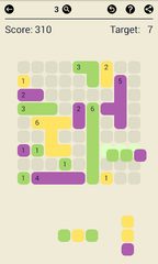 Screenshot 2: Surface Trimino: increase the area. Casual game.