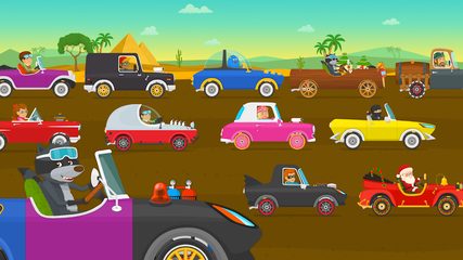 Screenshot 5: Racing car games for kids 2-5