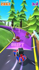 Screenshot 2: Blocky Racer - Endless Racing