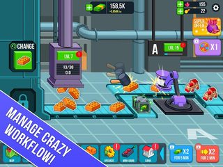 Screenshot 4: Tap Tap Factory: idle tycoon