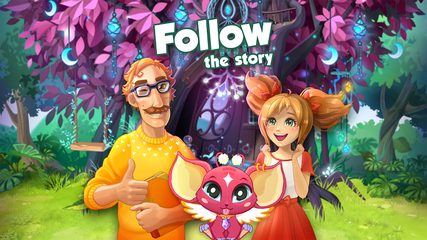 Screenshot 14: Bloomberry match-3 story. Merge fruits & decorate!
