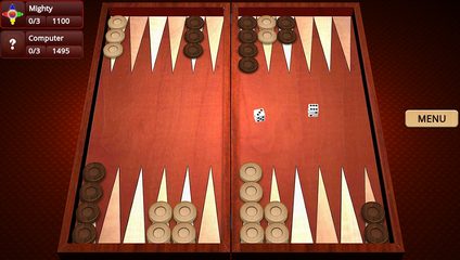 Screenshot 1: Backgammon Mighty