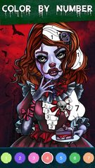 Screenshot 1: Zombie Coloring - Color by Numbers & Art Books