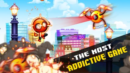 Screenshot 1: Super Swing Man: City Adventur