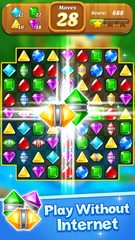 Screenshot 3: Jewel & Gems Mania 2020 - Match In Temple & Jungle