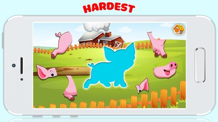 Screenshot 8: Animals jigsaw puzzle games for baby toddler kids