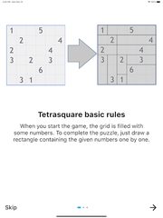 Screenshot 9: Tetrasquare2 - well known as Shikaku or Rectangles