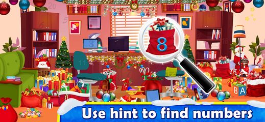 Screenshot 2: Christmas Hidden Objects : Alphabets & Numbers