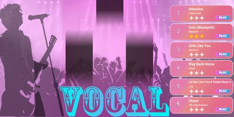 Screenshot 1: Magic Tiles Vocal Piano Games