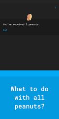 Screenshot 1: Peanuts - A Clicker Game