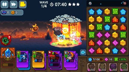 Screenshot 14: Puzzle & Defense: Match 3 Batt