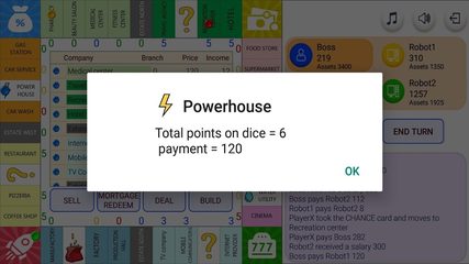 Screenshot 12: Monopolist Business Dice Board