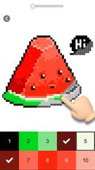 Screenshot 1: Pixel Art 2021 - Colour by Numbers