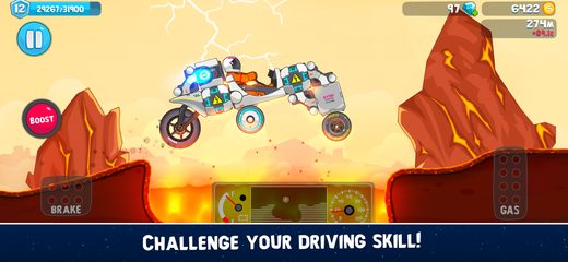 Screenshot 2: RoverCraft Space Racing 4+