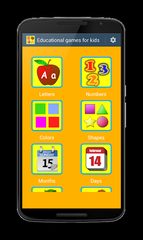 Screenshot 1: Educational Games for Kids