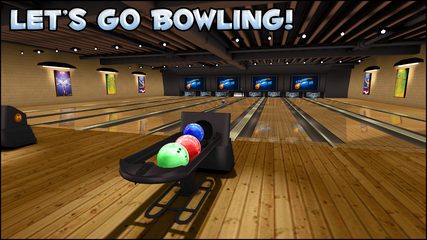 Screenshot 1: Galaxy Bowling 3D Free