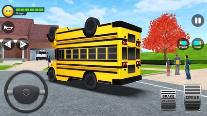 Screenshot 2: School Bus Simulator Driving