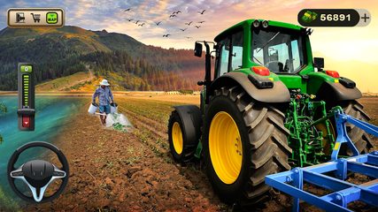 Screenshot 1: Real Tractor Farm Simulator