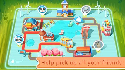 Screenshot 2: Baby Panda's School Bus